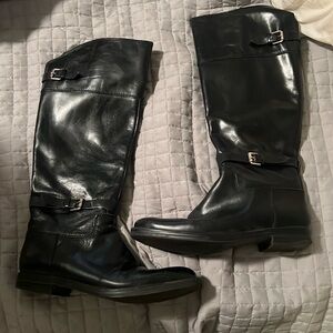 Enzo Angiolini black riding boots